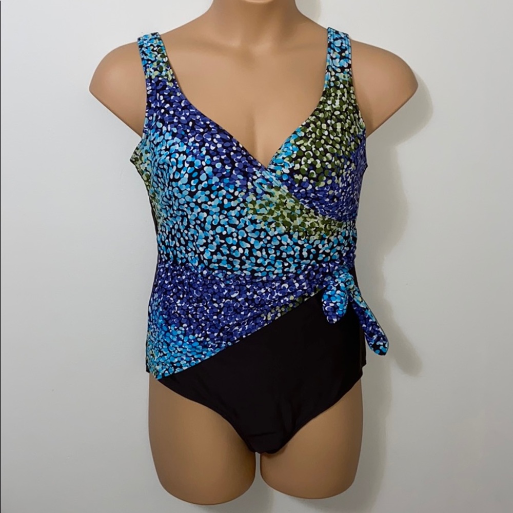 Christina Wrap One Piece Swimsuit